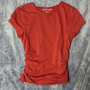 Pink Rose Red Short Sleeve Women's Tee